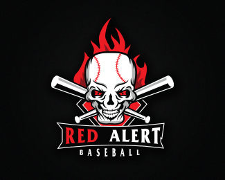 RedAlert棒球标志