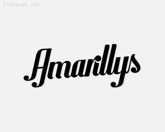服装店Amarillys字体设计