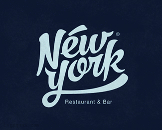 纽约餐厅商标