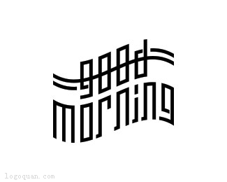 good morning字体设计