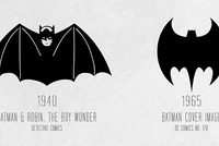 蝙蝠侠在72年里Logo进化史