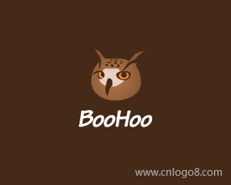 BooHoo猫头鹰标志设计
