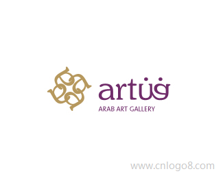 阿拉伯艺术画廊标志设计