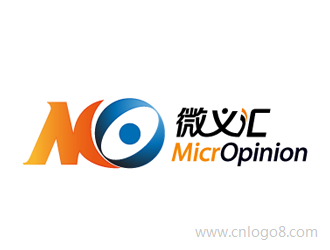 MicrOpinion 或者MO， 中文：微义汇标志设计