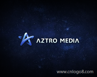 Aztro媒体标志设计