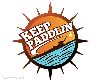 Keep Paddlinlogo设计