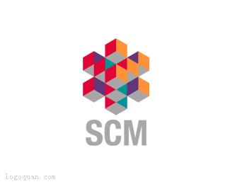 SCM立体logo