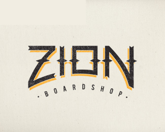 ZION字体设计