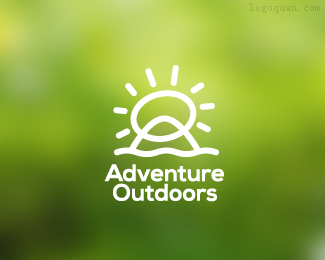 户外探险活动logo