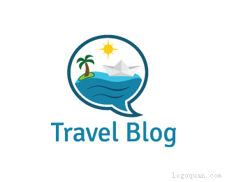 旅游博客站标设计