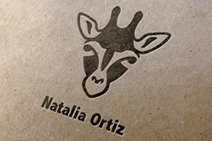 长颈鹿标志logo设计欣赏