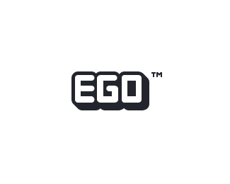 EGO字体商标