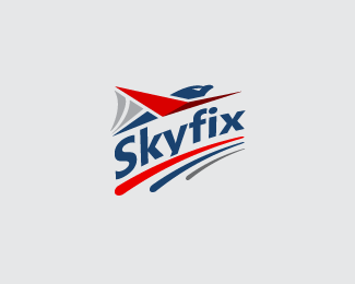 Skyfix标志设计
