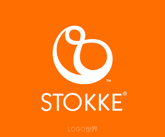 高级婴童家具和用品品牌Stokke标志