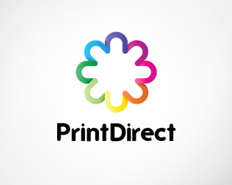 PrintDirect打印店标志