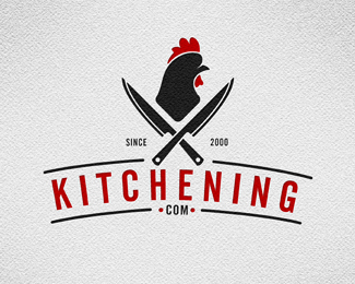 Kitchening餐厅标志