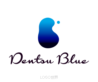 日本电通新子公司“电通BLUE”标识