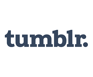轻博客网站Tumblr标志设计