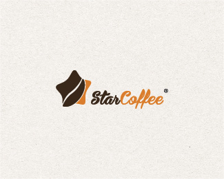 StarCoffee咖啡馆标志