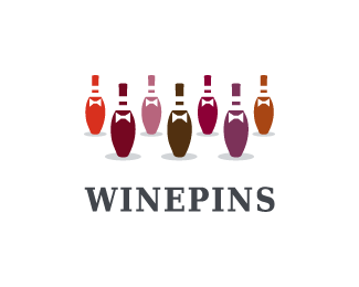 winepins标志设计
