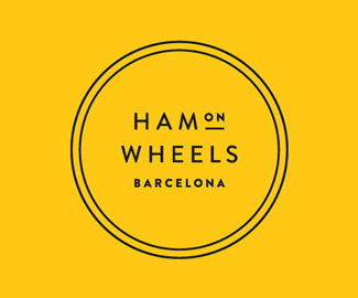 快餐厅Ham On Wheels标志