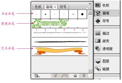 Illustrator<a href='/html/mat/biankuangbeijingtuan'><u>图案</u></a>画笔做花边的方法和技巧_天极设计在线转载