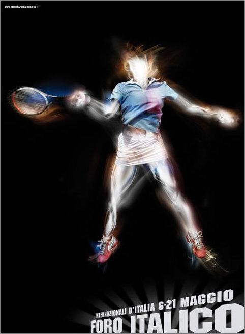 意大利网球赛海报设计欣赏