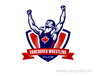 温哥华摔跤俱乐部标志设计