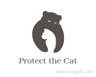 保护猫标志设计