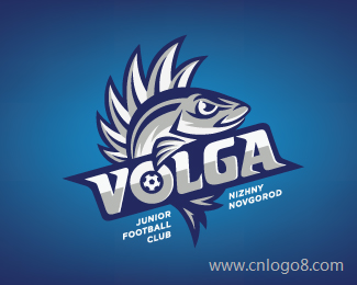 伏尔加河足球队标志设计