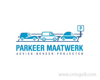 Parkeer Maatwerk标志设计