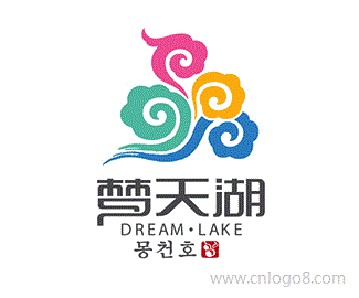 梦天湖标志设计