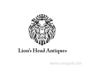 古董狮头标志设计