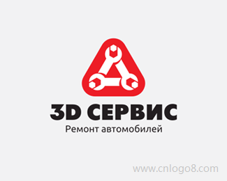 3D维修服务标志设计