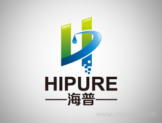 中文：海普，英文：hipure商标设计