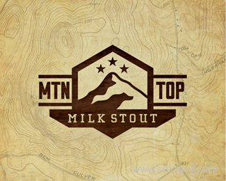 MilkStout标志设计