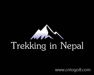 尼泊尔徒步旅行标志设计
