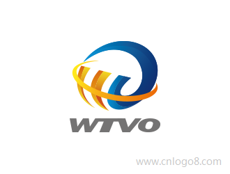 World Training Vision Organization Inc  简称：WTVO公司标志
