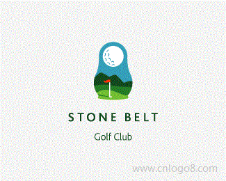 室内高尔夫球场标志设计