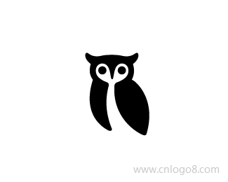 猫头鹰图标标志设计