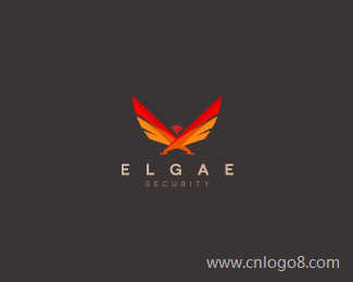 ELGAE网络技术安全公司标志设计