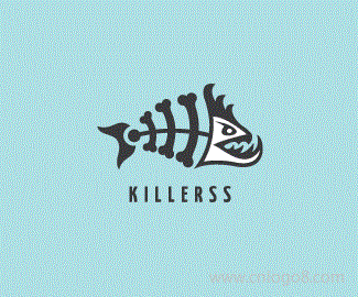 杀手鱼标志设计