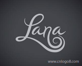 拉娜毛线店标志设计