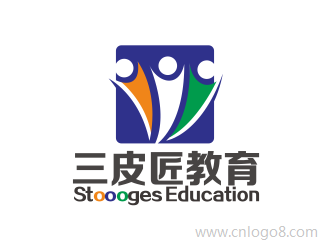 三皮匠教育 Stoooges Education商标设计