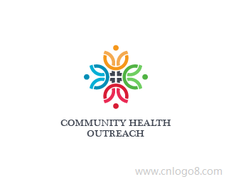 社区健康中心标志设计