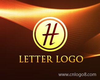 H字母图标标志设计