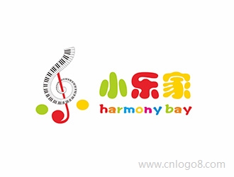 小乐家（中文名），harmony bay （英文名）公司标志