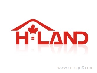 H.LAND （公司名称）企业标志
