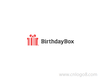 生日盒子标志设计