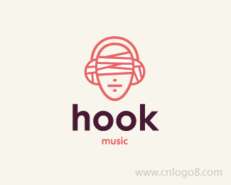 hook音乐标志设计